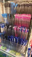 12pcs Office Pens - Blue Ink - 1