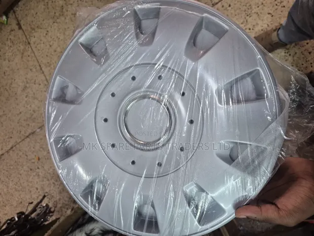 14" Silver Wheel Covers - 1