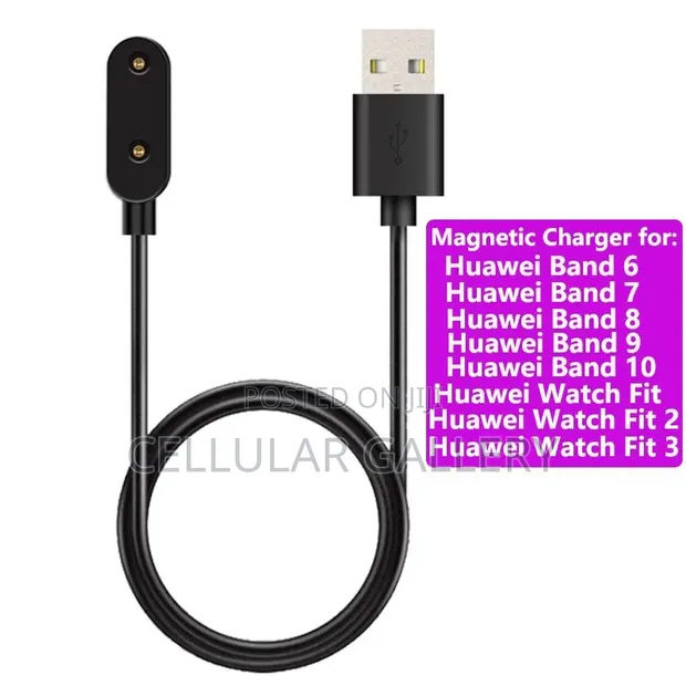 Smart Watch Charger for Huawei Band 6/7/8/9/10 & Samsung Fit 3 - 1