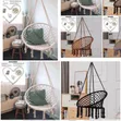 Bohemian-Style Macrame Hammock Swing Chair - 1