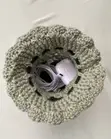 Crocheted Drawstring Bag - 4