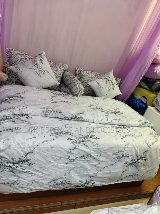 10 Piece Gray Duvet Set - 1