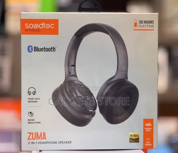 Soundtec Zuma 2-in-1 Headphone Speaker - 1