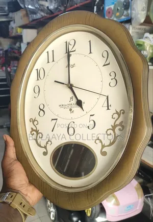MAG "MORI No NAKA No TOKEI" Wood-Framed Wall Clock
