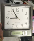Vintage Casio IC-360 Square Wall Clock - 1