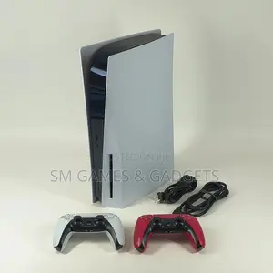UK Used PS5 Standard Disc Edition with 2 Controllers & Games