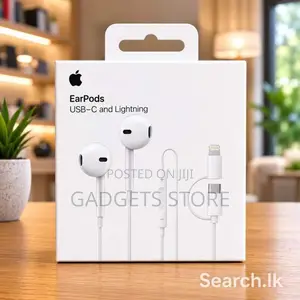 Apple EarPods with USB-C and Lightning Connectors