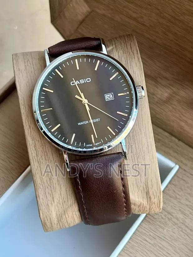 Unisex Casio Leather Watch - 1