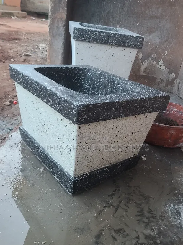 Terrazo Flower Pots - 1