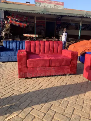 Brand New 2 Seater Sofa Set - Red