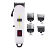 Geemy Rechargeable Hair Clipper with LED Battery (White) - 1
