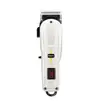 Geemy Rechargeable Hair Clipper with LED Battery (White) - 3
