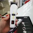 Geemy Rechargeable Hair Clipper with LED Battery (White) - 4