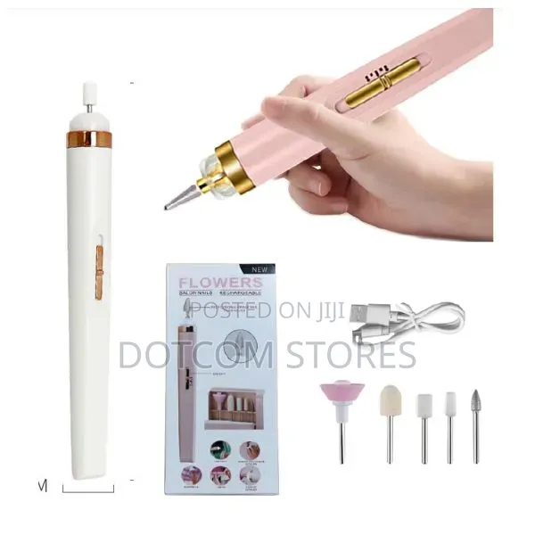 Rechargeable 5-in-1 Electric Nail File & Manicure Set - 1