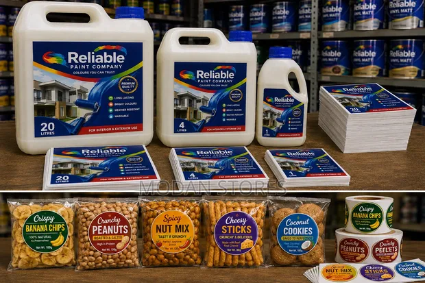 Custom Sticker & Label Printing Services - 1