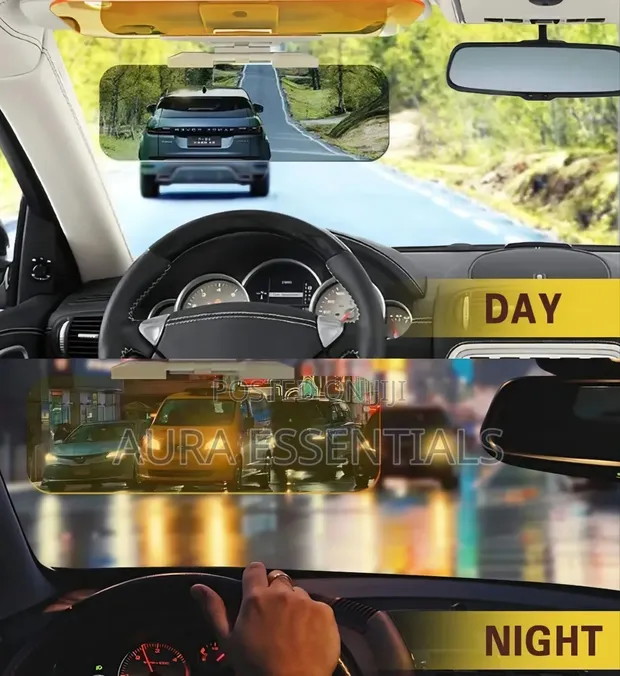 Car Day and Night Anti-Glare Visor - 1