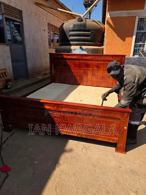 Hardwood Tile Bed Frame 5x6