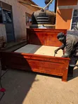 Hardwood Tile Bed Frame 5x6 - 1