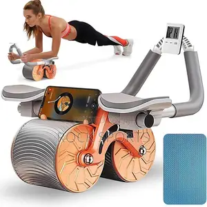 Brand New Auto Rebound Abdominal Roller with Knee Mat