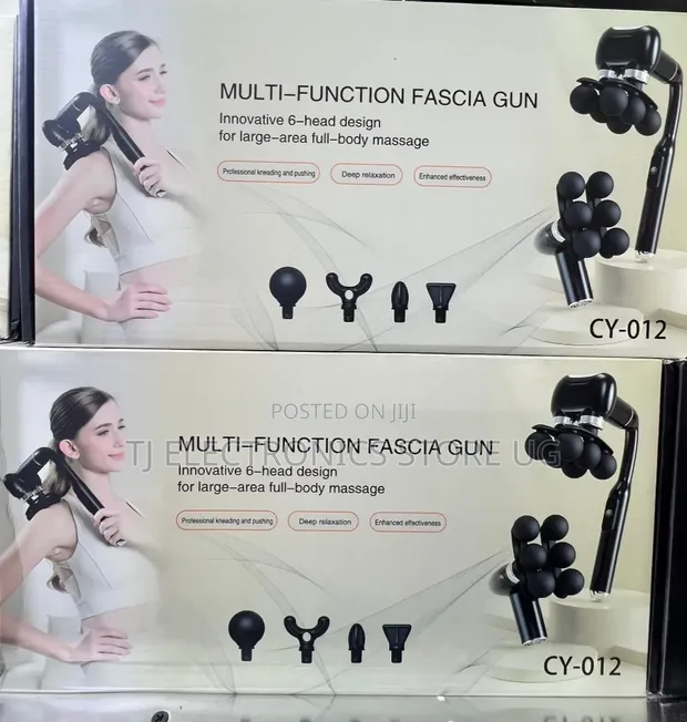 Cy-012 Multi-Function Massage Gun - 6 Head Design - 1