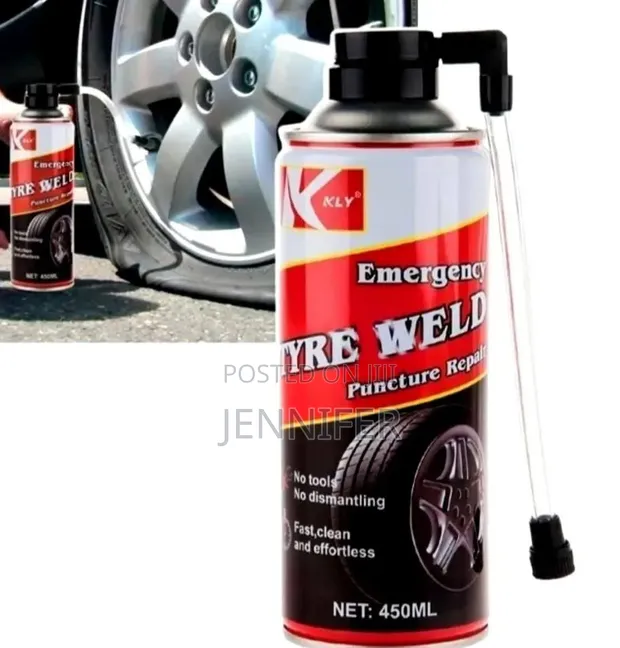 KLY Emergency Tyre Weld Puncture Repair and Inflator Spray - 1