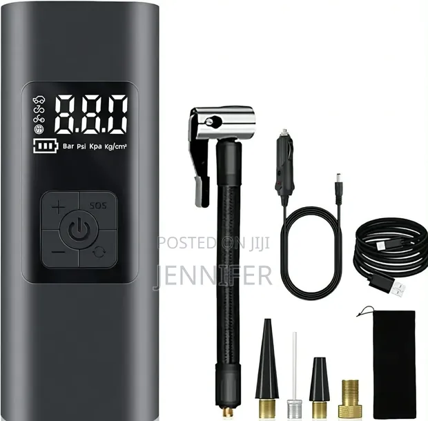 LLZ-668 Portable Cordless Air Compressor & Tyre Inflator - 1