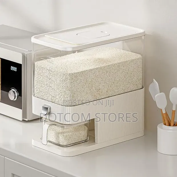 5kg Kitchen Rice Dispenser - Moisture-Proof Food Grade - 1
