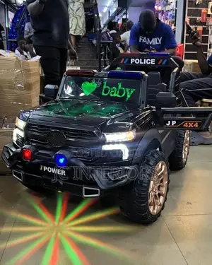Kids Police Ride-On Car - 4x4 JP Power Edition