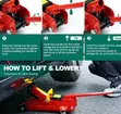 Trolley Jack with Hydraulic Piston Quick Lift Pump - 2