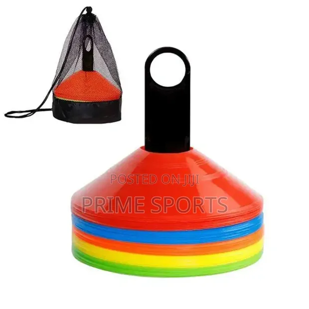 Plastic Agility Training Cones (10 Pack) - 1