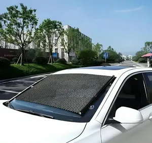 Retractable Roller Car Sunshade with Suction Cups