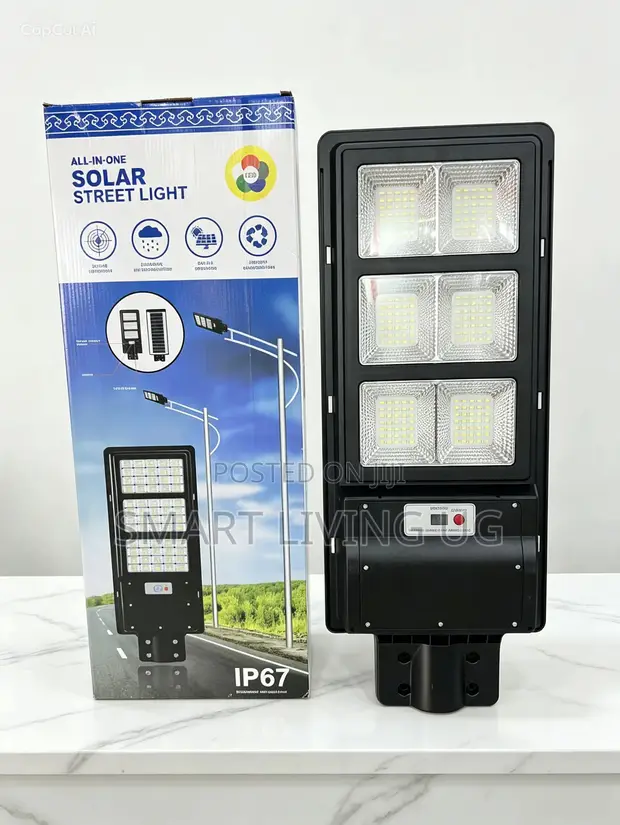 High Lumen 500W All-in-One Solar Security Light - 1