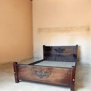 Muvule Wood Queen Bed Frame