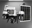 3-Head AI Smart Solar Camera with 4G - 2