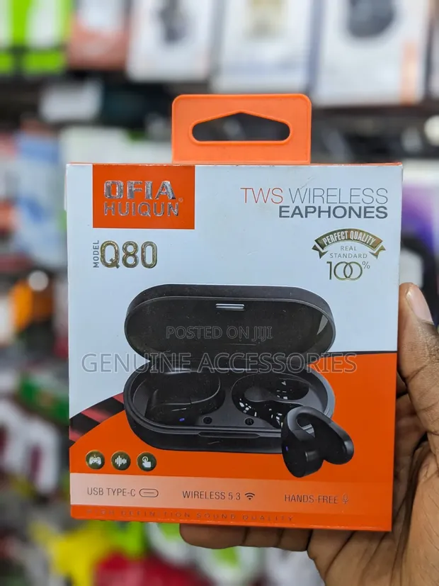 Ofia Huiqun Q80 TWS Clip-on Earphones - 1