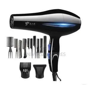 Professional Hair Dryer - Hot & Cold + Combs