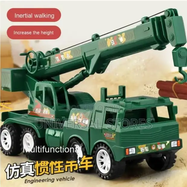 Kids Toy Heavy Lifter Truck - Green - 1