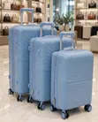 3-Piece Trolley Luggage Set (Light Blue) - 2