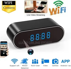1080p WiFi Table Clock Security Camera