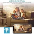 1080p WiFi Table Clock Security Camera - 2