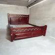 Musambya and Mahogany Queen Bed Frame - 2