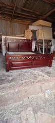 Musambya and Mahogany Queen Bed Frame - 4