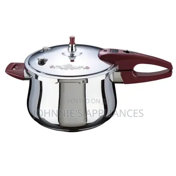 9L Stainless Steel Pressure Cooker with Safety Valve - 1