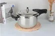 9L Stainless Steel Pressure Cooker with Safety Valve - 4