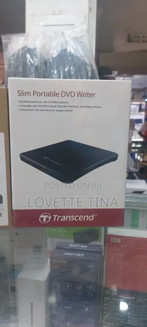 Transcend External Slim Portable DVD Writer