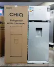 CHIQ 270 Liters Double Door Refrigerator - Silver Top Freezer - 1