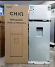 CHIQ 270 Liters Double Door Refrigerator - Silver Top Freezer - 2