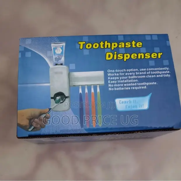 Wall-Mounted Automatic Toothpaste Dispenser & Holder - 1