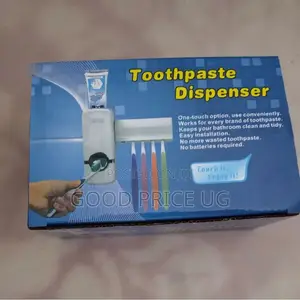 Wall-Mounted Automatic Toothpaste Dispenser & Holder