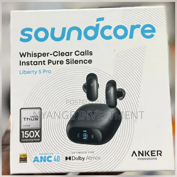 Soundcore Liberty 5 Pro Wireless Noise-Cancelling Earbuds by Anker - 1